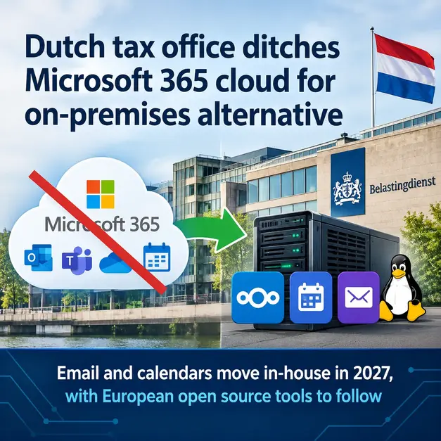 Dutch tax office ditches Microsoft 365 cloud for on-premises alternative